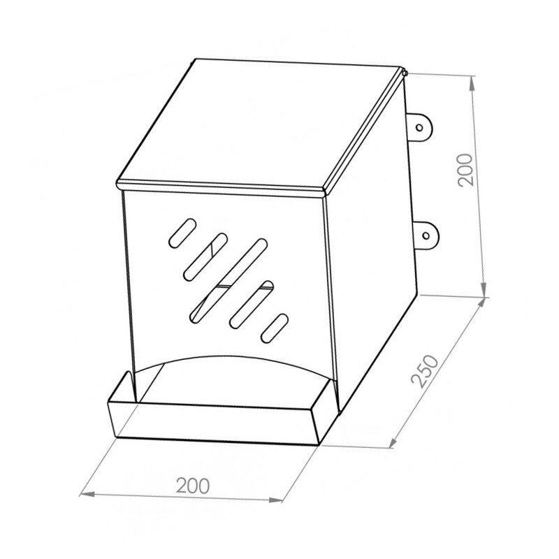 Dispenser DPI in Acciaio Inox con Fissaggio a Parete